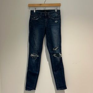 Joe’s women’s distressed jeans size 24 the skinny cotton
